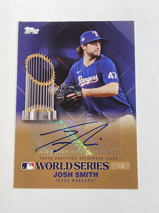 2024 Topps Josh Smith 2023 World Series /25