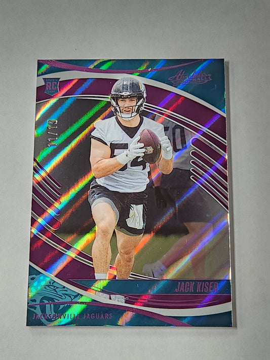 2025 Absolute Jack Kiser RC Spectrum Purple Pillars # /19 Jaguars