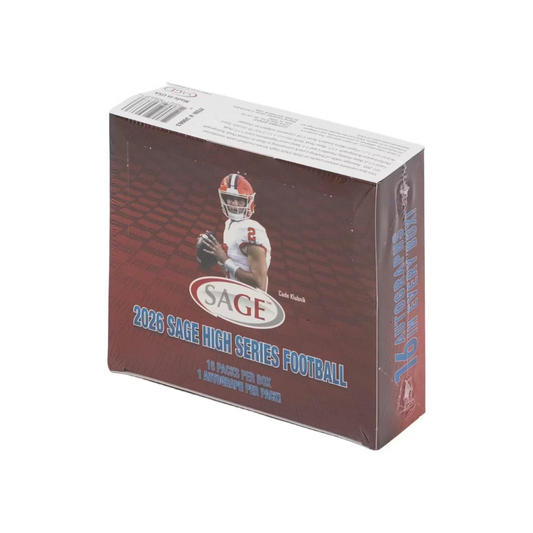 2026 Sage High Series Football (1) Hobby Box