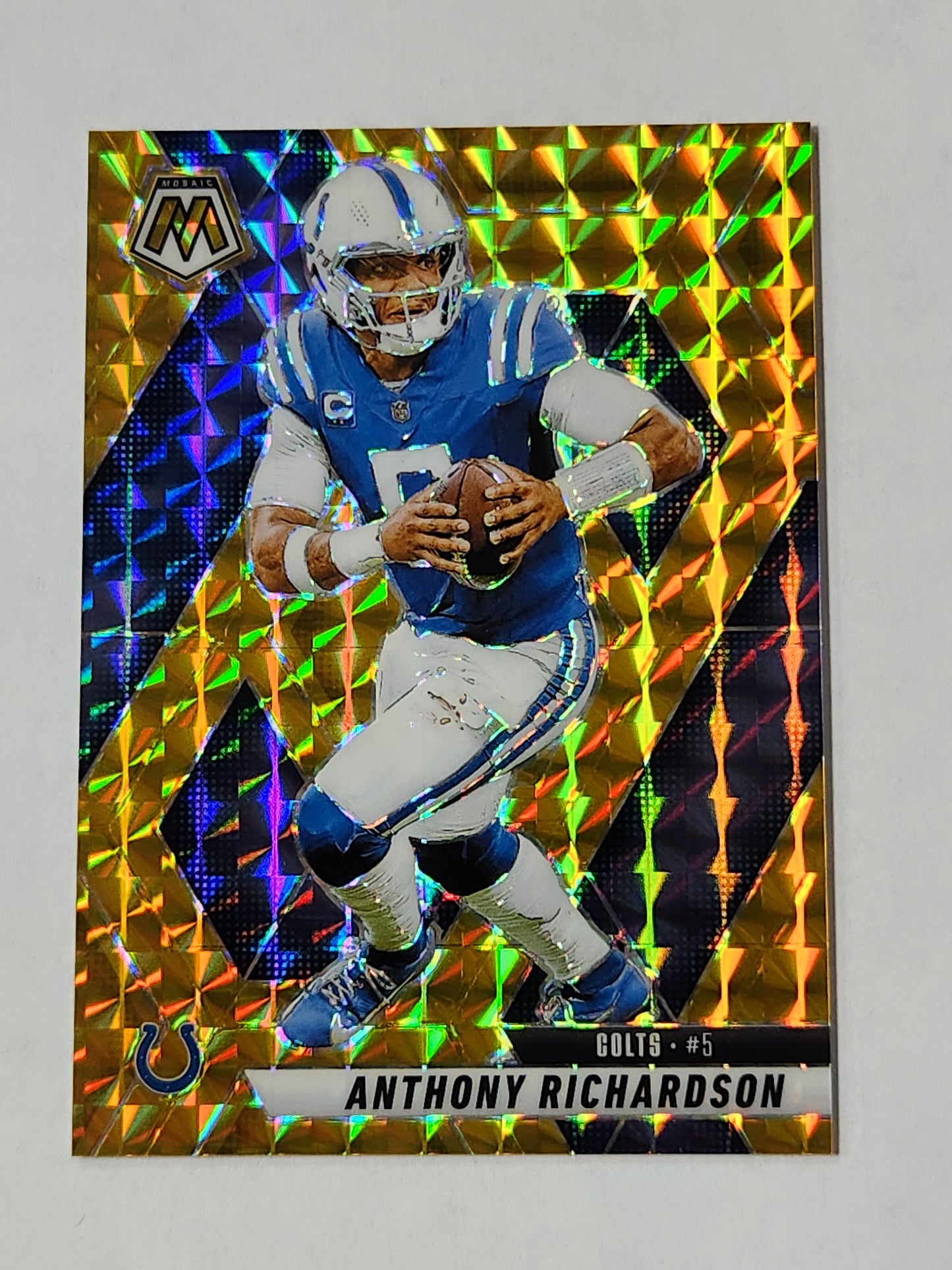 2025 Mosaic Anthony Richardson Gold # /10 Colts 107