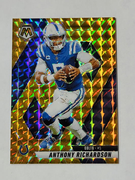 2025 Mosaic Anthony Richardson Gold # /10 Colts 107