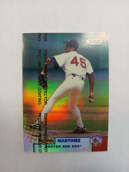 1999 Topps Finest Pedro Martinez Refractor With Coating