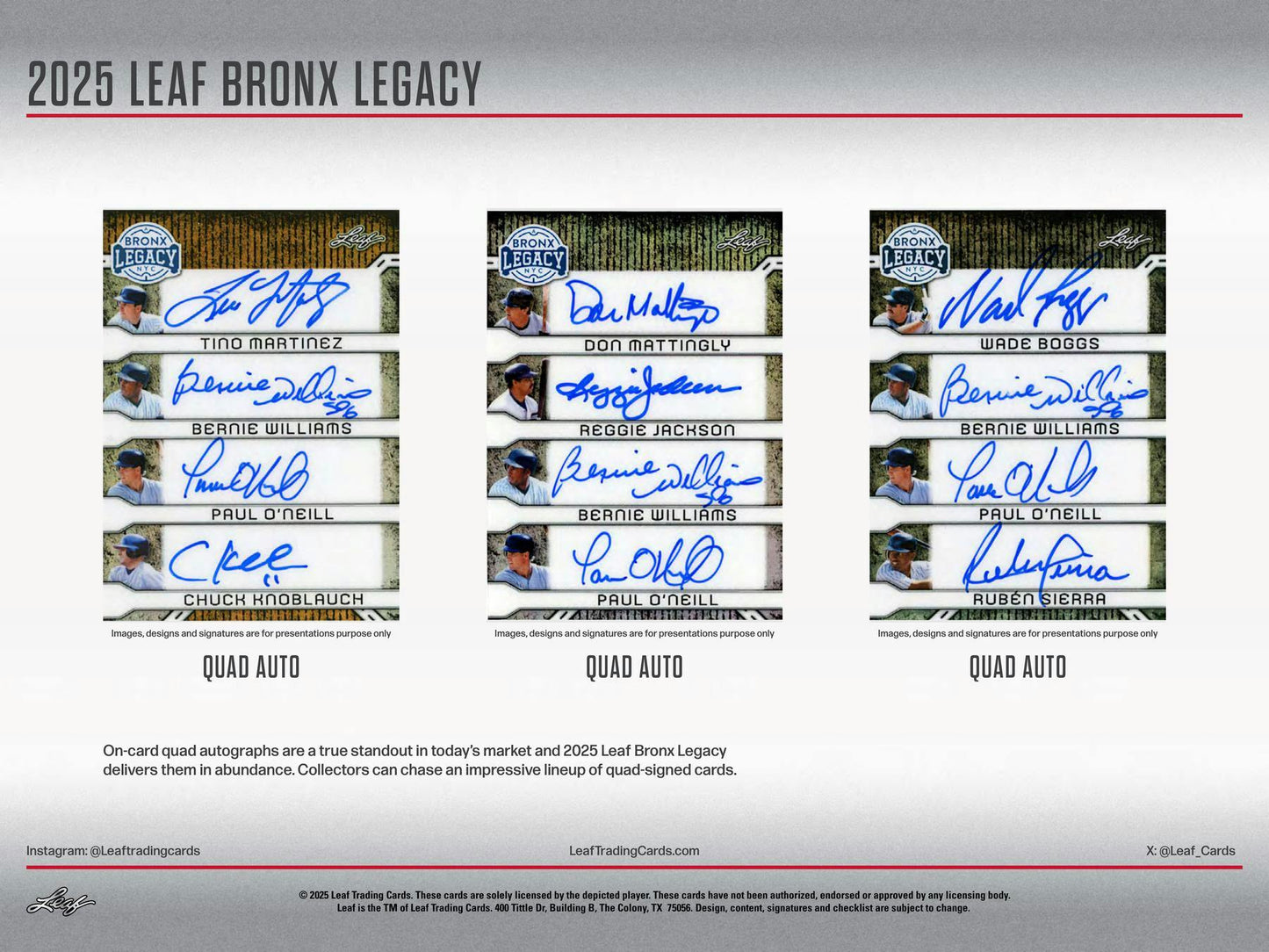 2025 Leaf A Bronx Legacy NYC Hobby Box