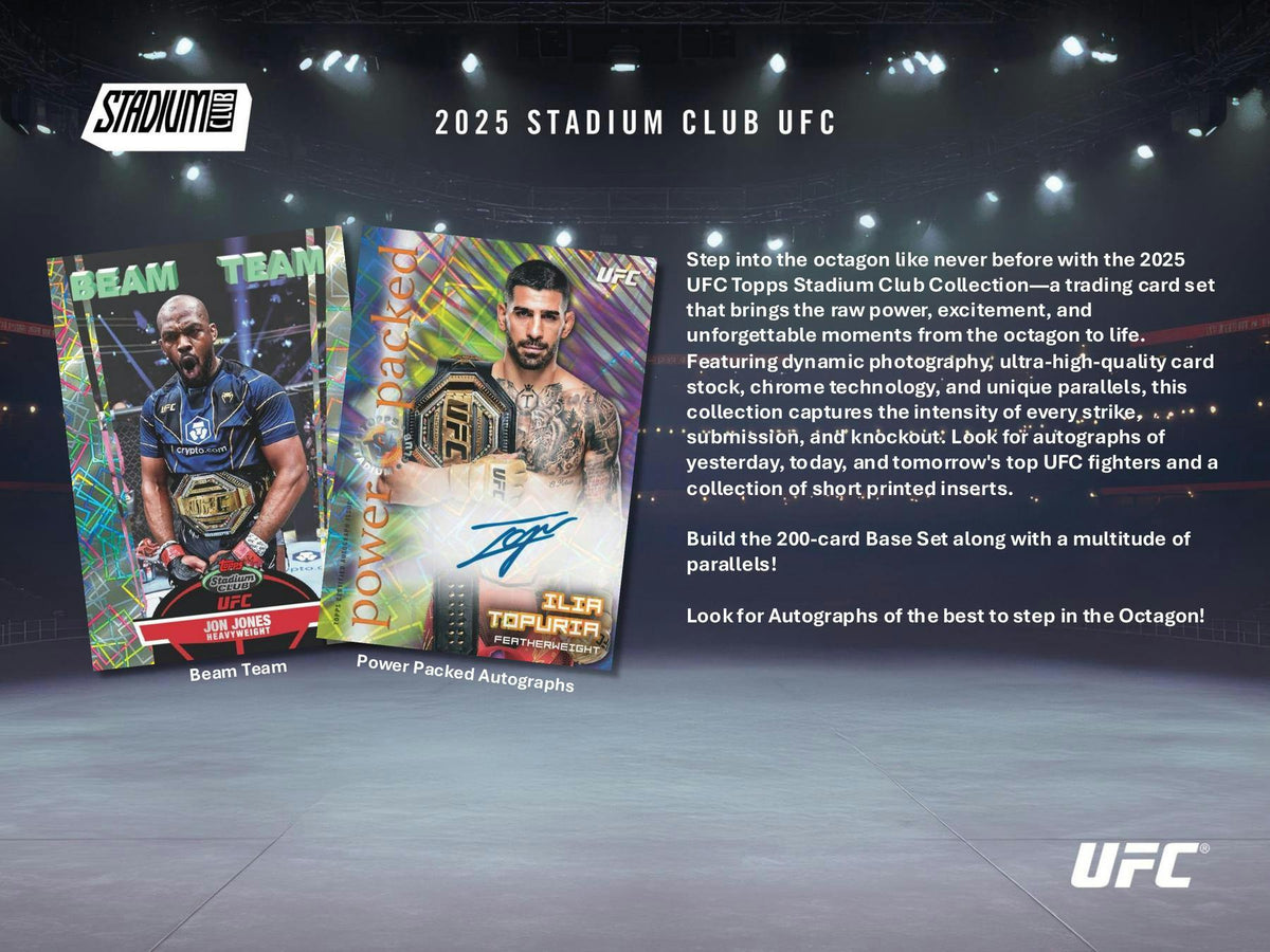 2025 Topps Stadium Club UFC Blaster Box