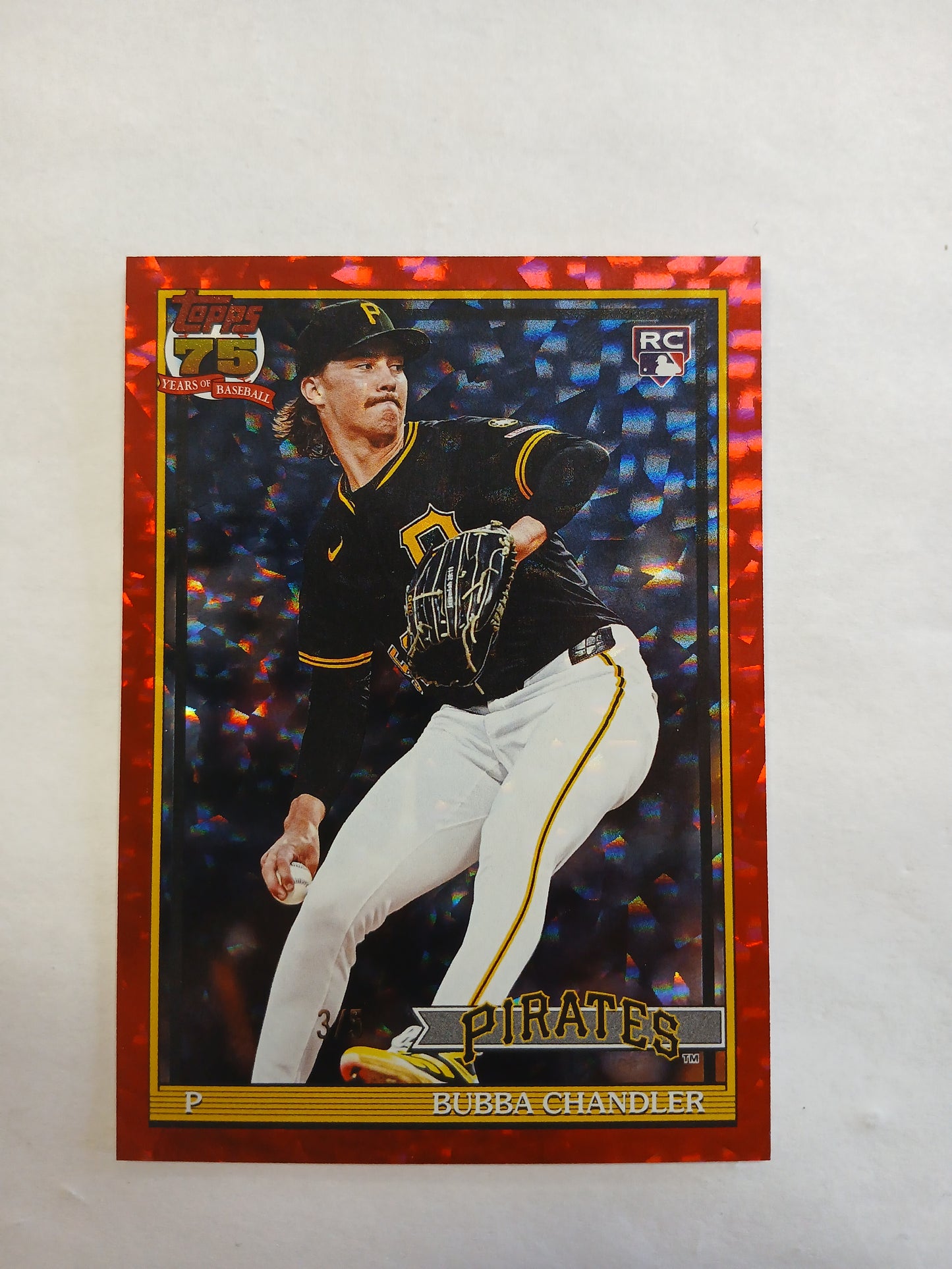 2026 Topps 1991 Bubba Chandler Red Diamond Rookie #/5