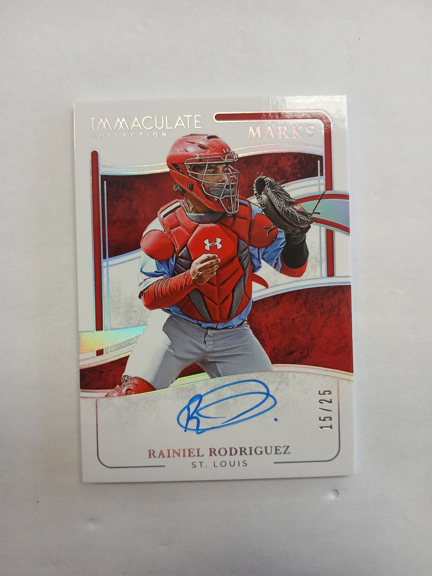2026 Immaculate Collection Rainiel Rodriguez Marks On Card Auto #/25