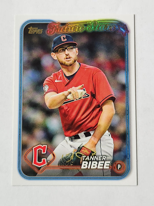 2024 Topps Series Two Tanner Bibee Future Stars Golden Mirror SSP