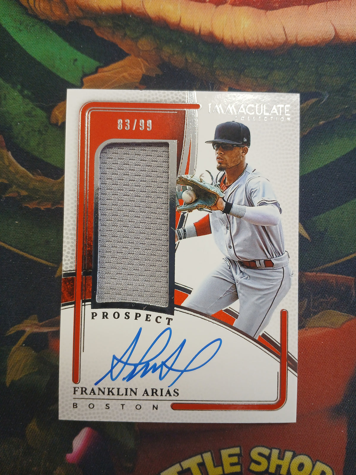 2026 Immaculate Collection Franklin Arias Prospect Patch On Card Auto #/99