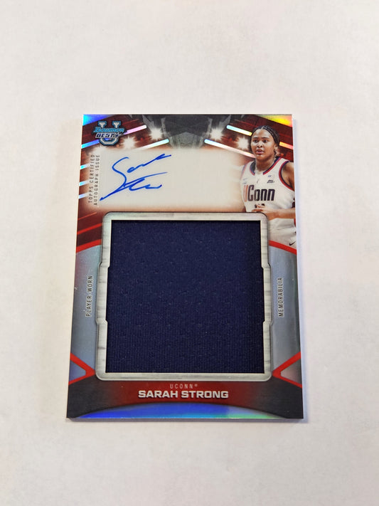 2026 Bowman Best U Sarah Strong Jumbo Patch Auto Refractor