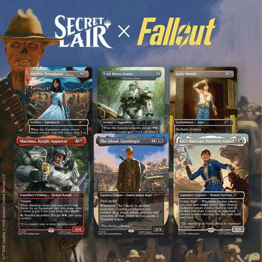 Secret Lair x Fallout Beyond Vault 33 Magic the Gathering Mtg
