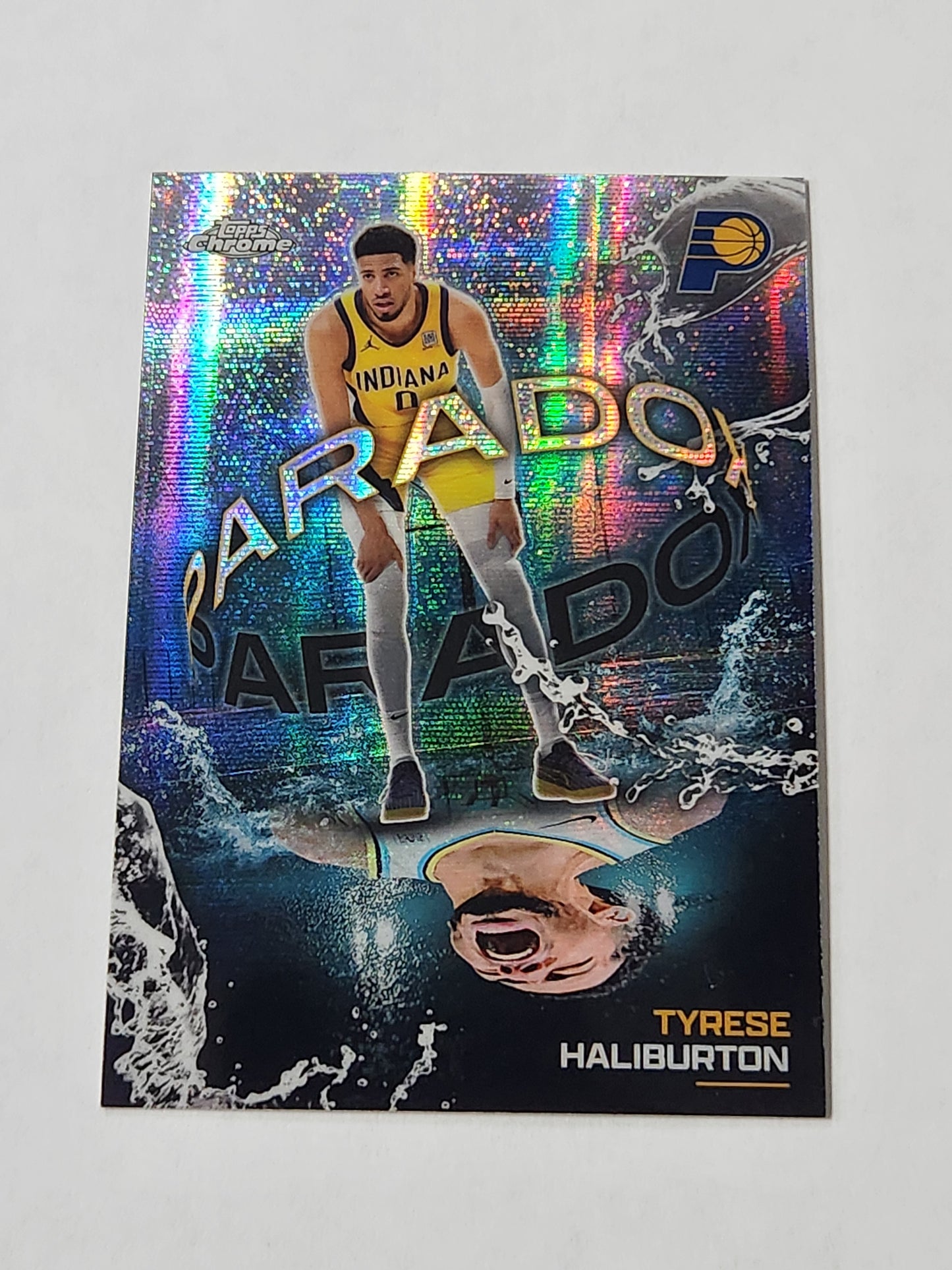 2025-26 Topps Chrome Tyrese Haliburton Paradox Refractor Case Hit Pacers