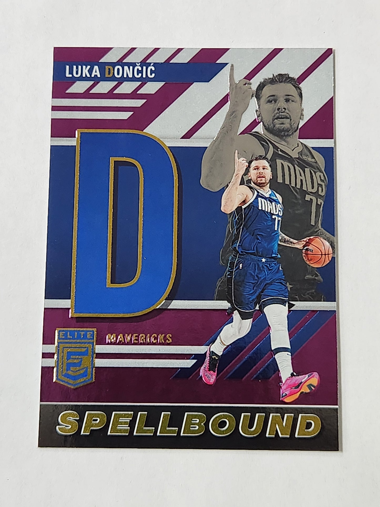 2023-24 Donruss Elite Luka Doncic Purple Spellbound D # /49