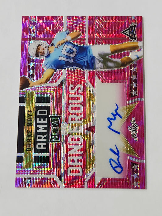 2023 Leaf Metal and Dangerous Drake Maye RC Auto /5