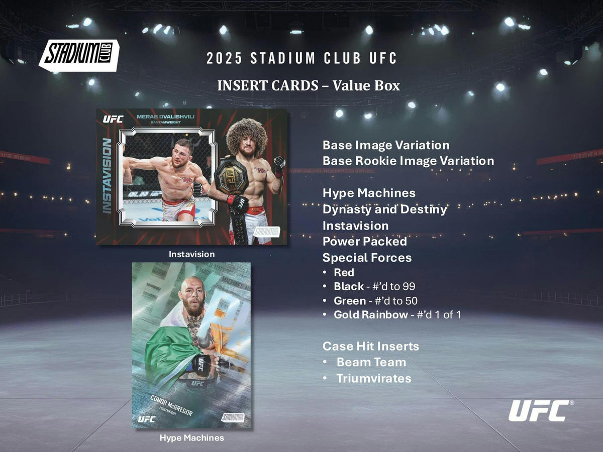 2025 Topps Stadium Club UFC Blaster Box