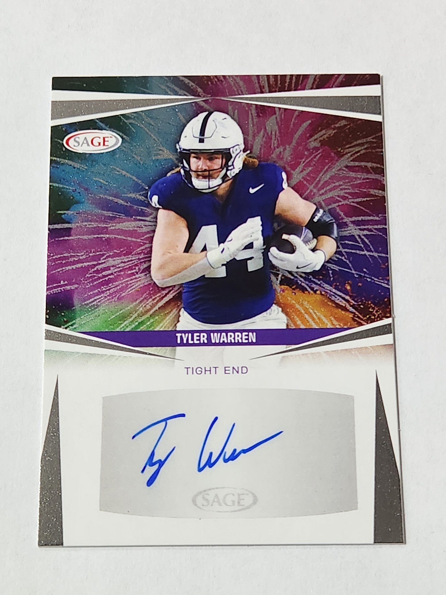 2025 Sage Tyler Warren Rookie Auto A-TW3