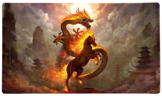 Dragon Shield Dual Fire Horse Playmat