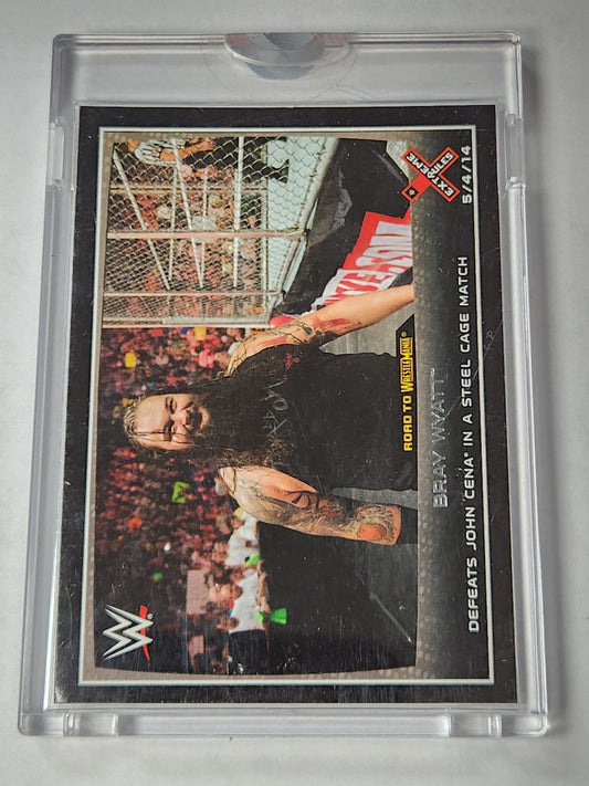 Bray Wyatt Topps Vault 1/1 Blank Back Sealed WWE Rare one of one