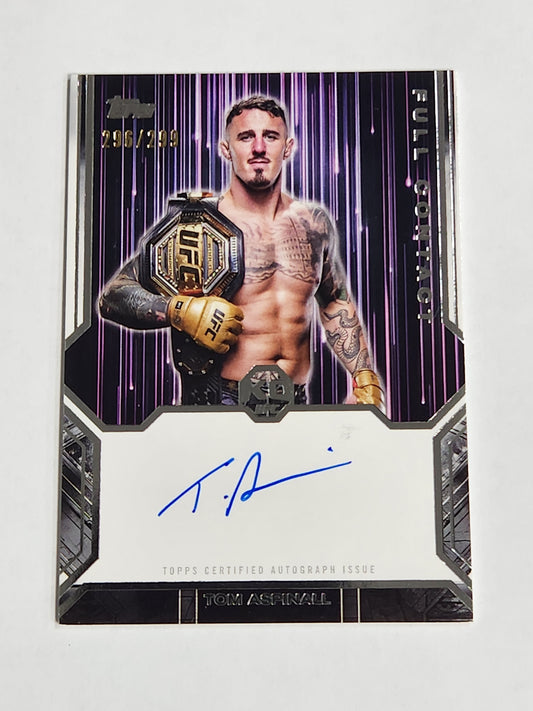2025 Topps Tom Aspinall Full Contact On Card Auto #/299