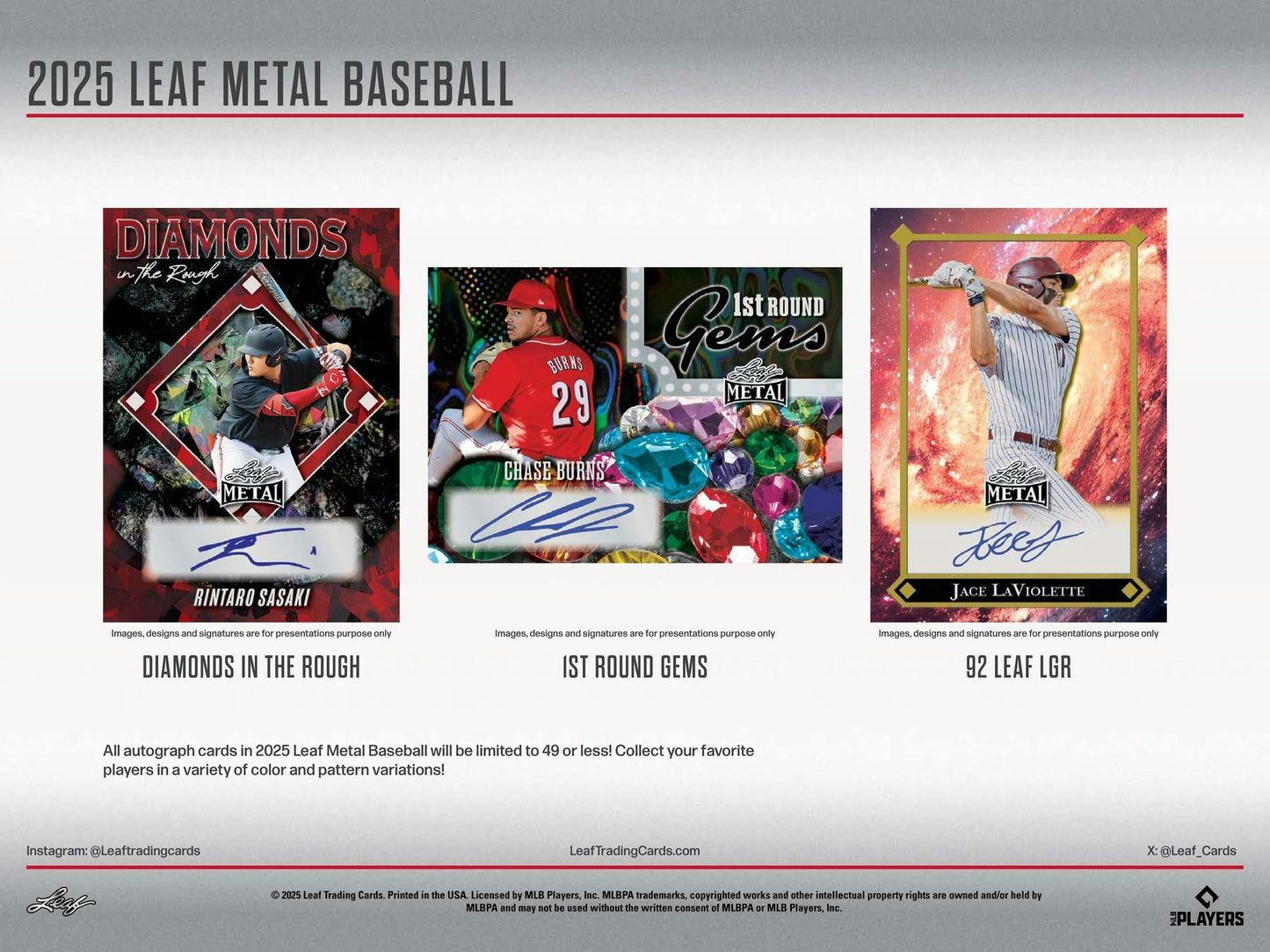 2025 Leaf Metal Baseball Jumbo Hobby Box