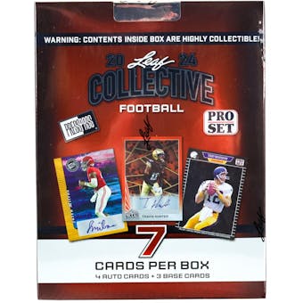 2024 Leaf Collective Football (1) Hobby Box