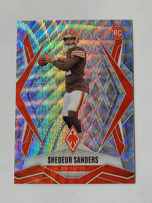 2025 Panini Phoenix Shedeur Sanders Rookie Wave # /199 Browns RC