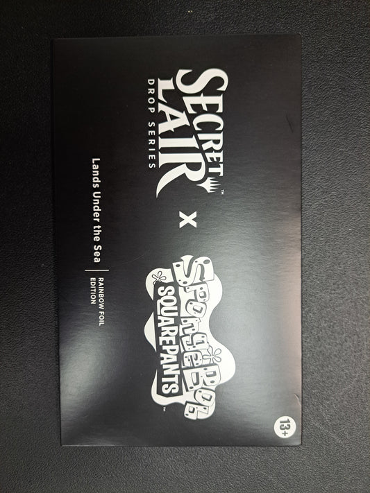 Secret Lair x Spongebob Lands Under the Sea Rainbow Foil Mtg