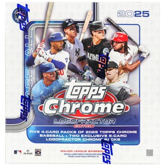 2025 Topps Chrome Baseball MLB Logofractor Edition Box