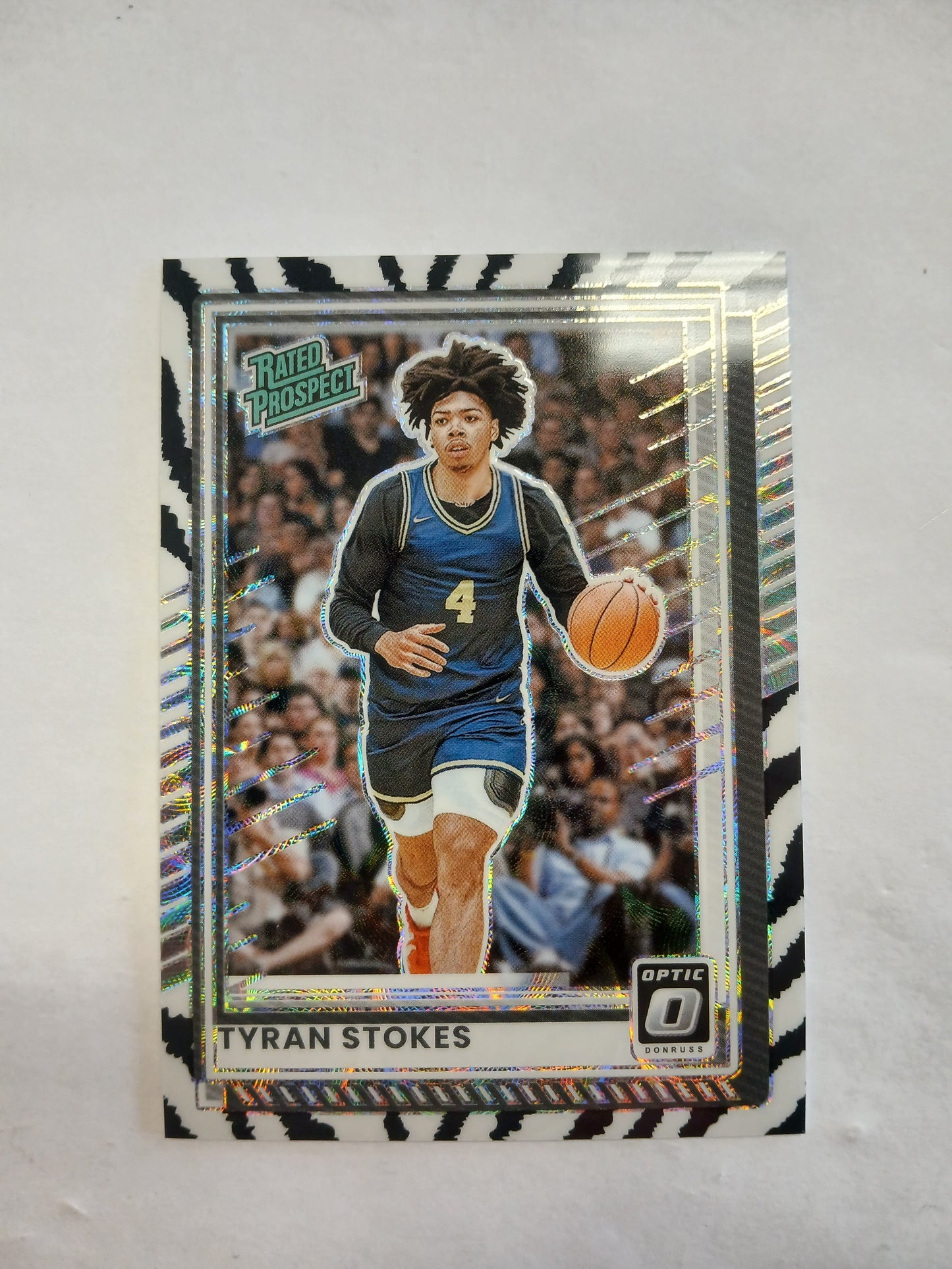 2025 Donruss Optic Tyran Stokes Rated Prospect White Tiger Stripe Case Hit SSP