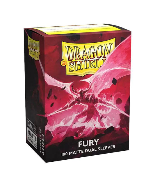 Dragon Shield Standard Size Sleeves Fury Dual Matte 100CT #15055