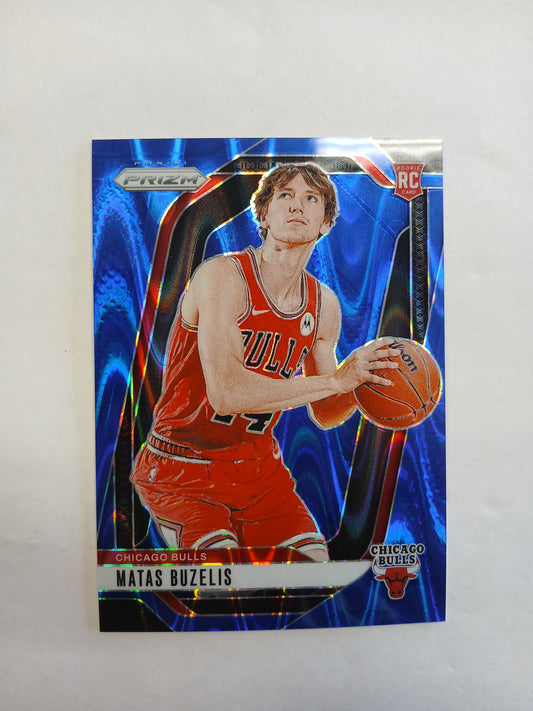 2024 Prizm Matas Buzelis Blue Wave Rookie #/99 No. 252