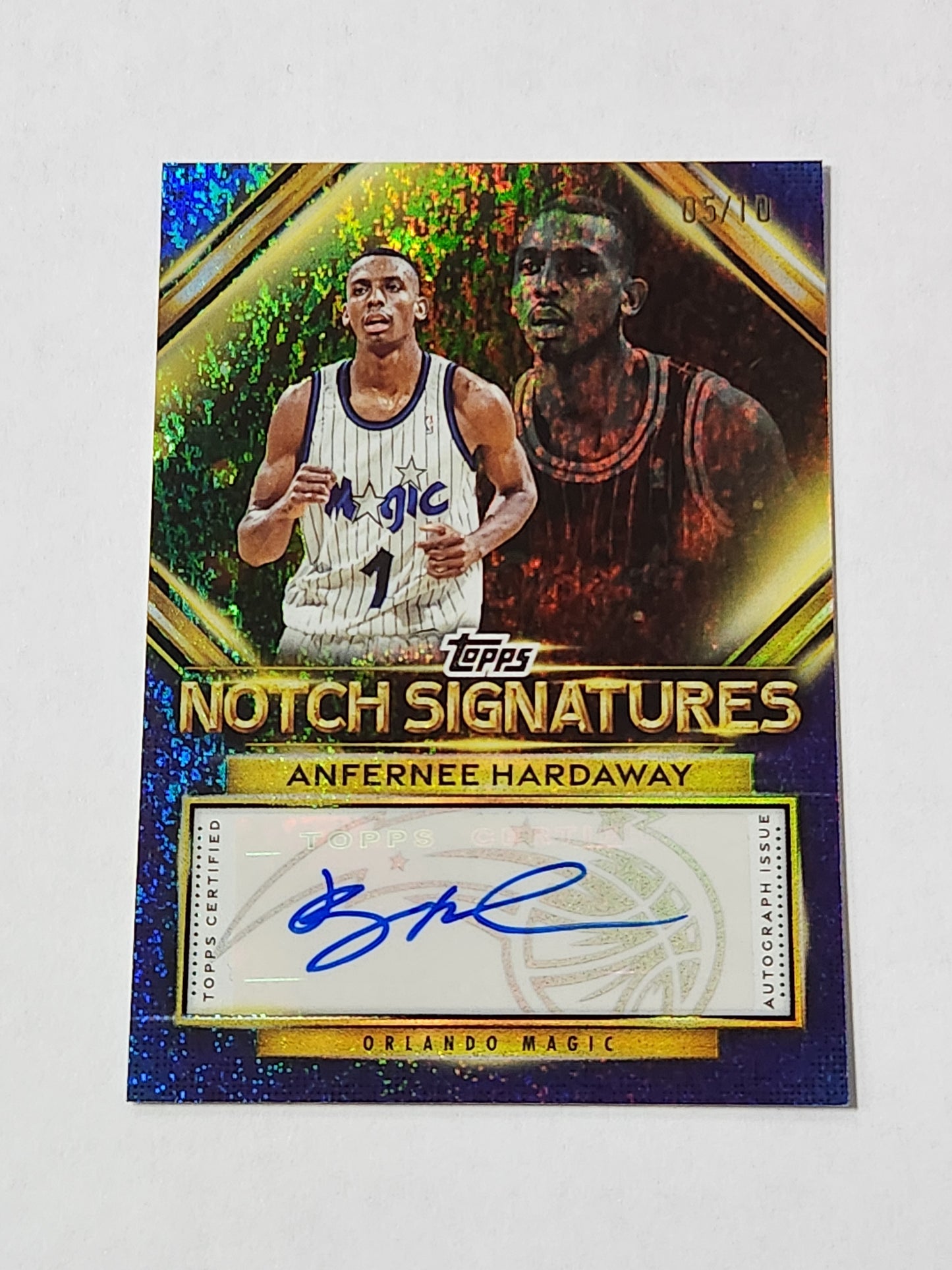 2025 Topps Notch Signatures Anfernee Hardaway Auto # /10 SSP