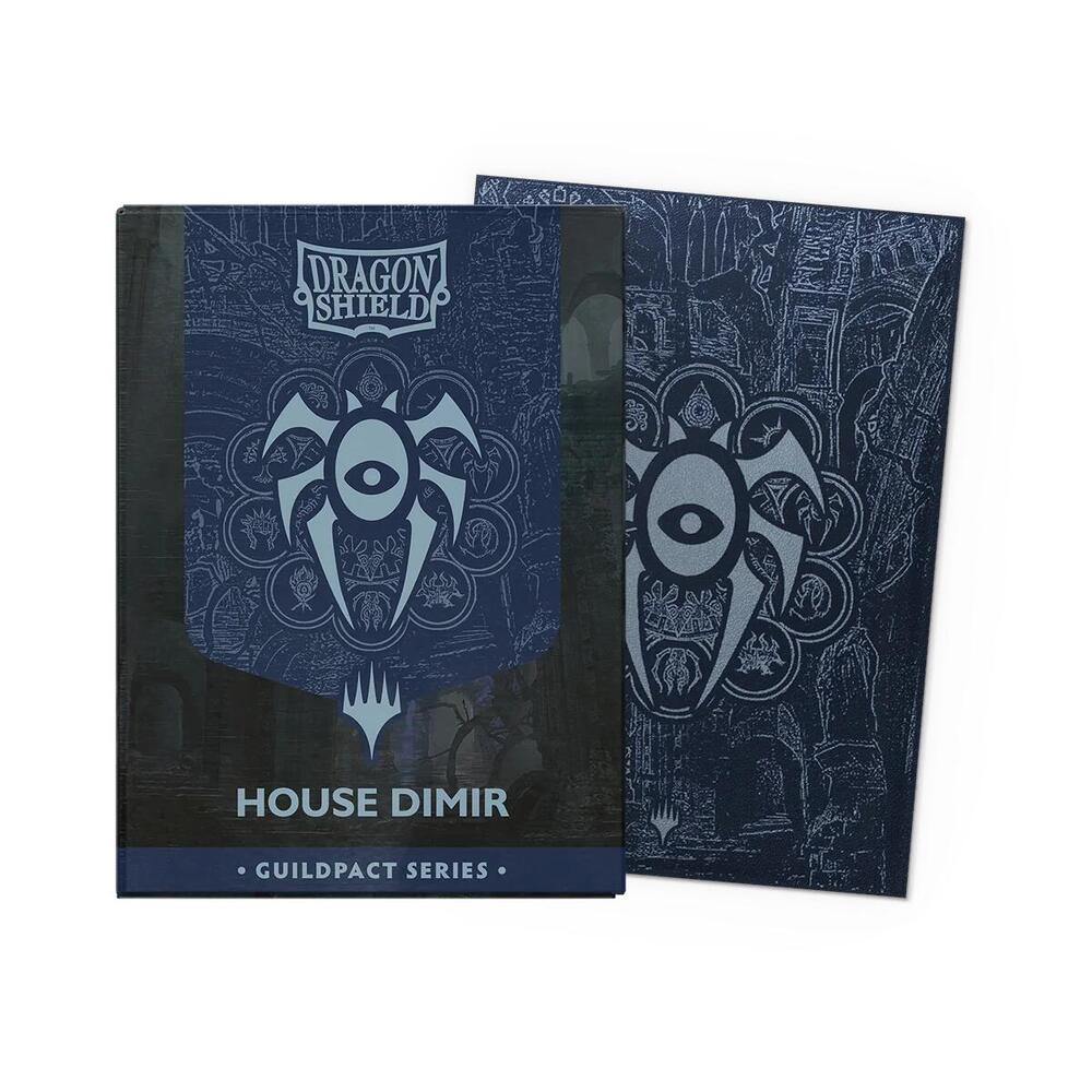 Dragon Shield Guildpact Series Dual Matte: Standard Art Sleeves - House Dimir (100-Pack) AT-16509