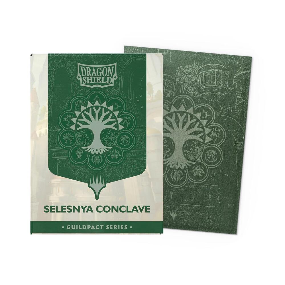 Dragon Shield Guildpact Series Dual Matte: Standard Art Sleeves - Selesnya Conclave (100-Pack) AT-16515