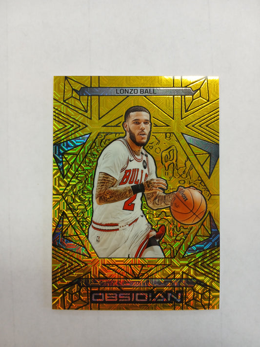 2024 Obsidian Lonzo Ball Gold Mojo #/10