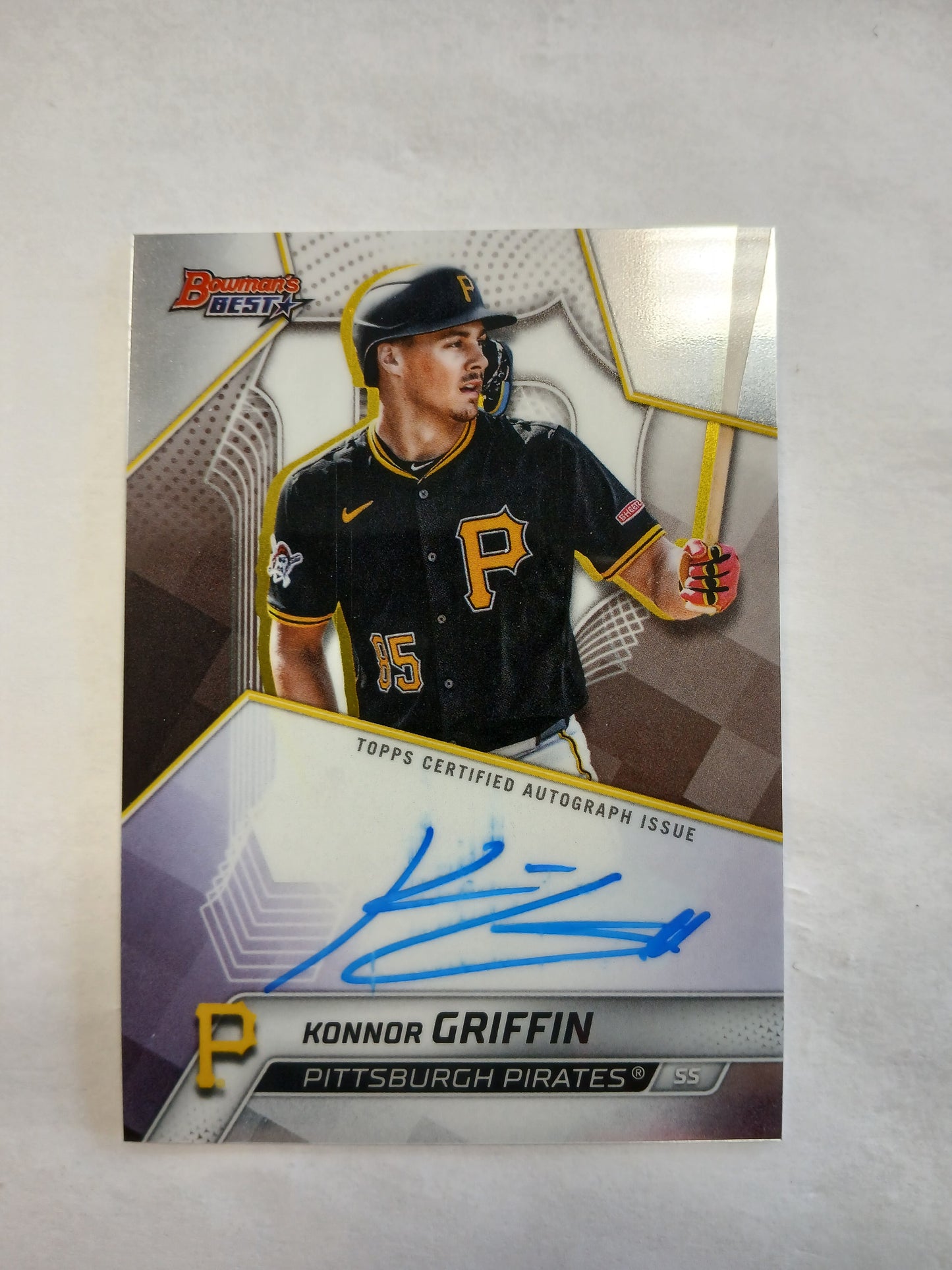 2025 Bowman's Best Konnor Griffin Best of 2025 On Card Auto