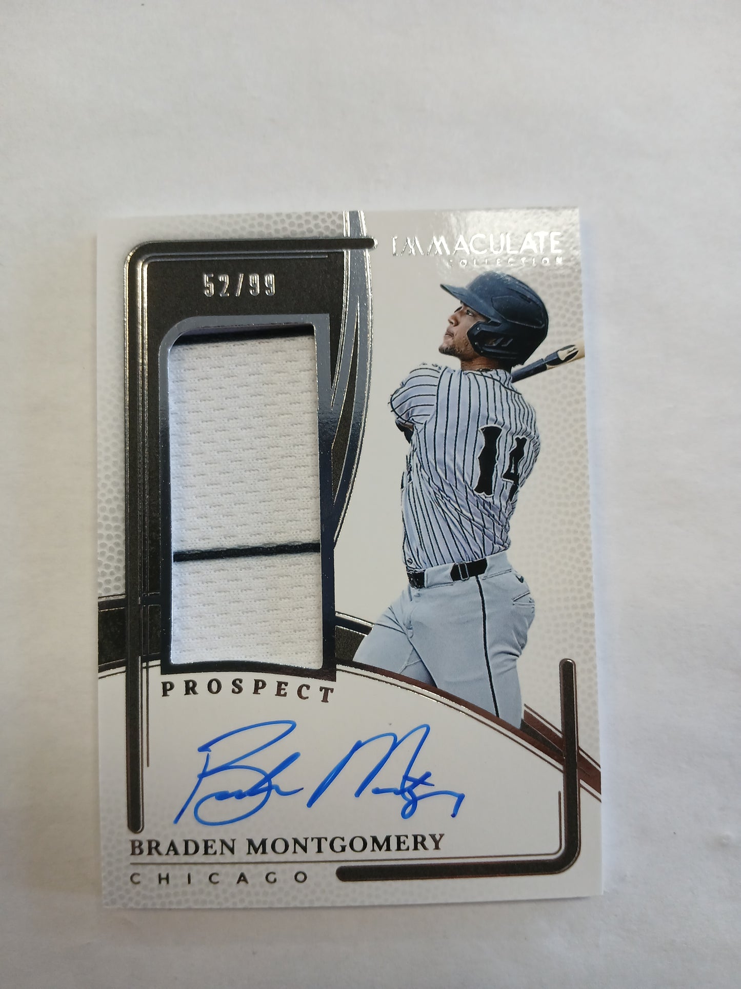 2026 Immaculate Collection Braden Montgomery Prospect On Card Auto Dual Color Patch #/99
