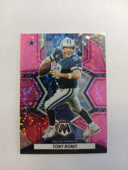 2022 Mosaic Tony Romo Pink Disco No Huddle #/20