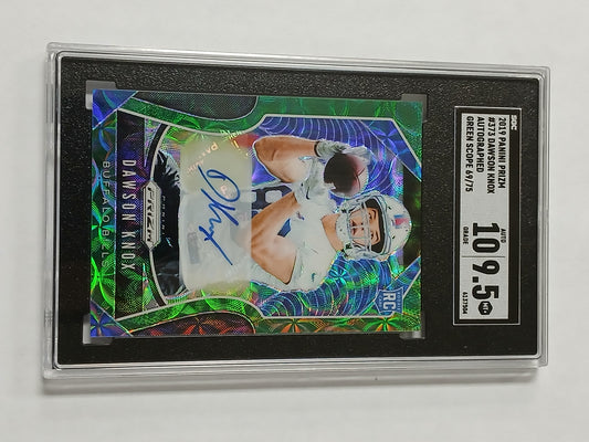 2019 Prizm Dawson Knox Green Scope auto /75 SGC 9.5 AUTO 10