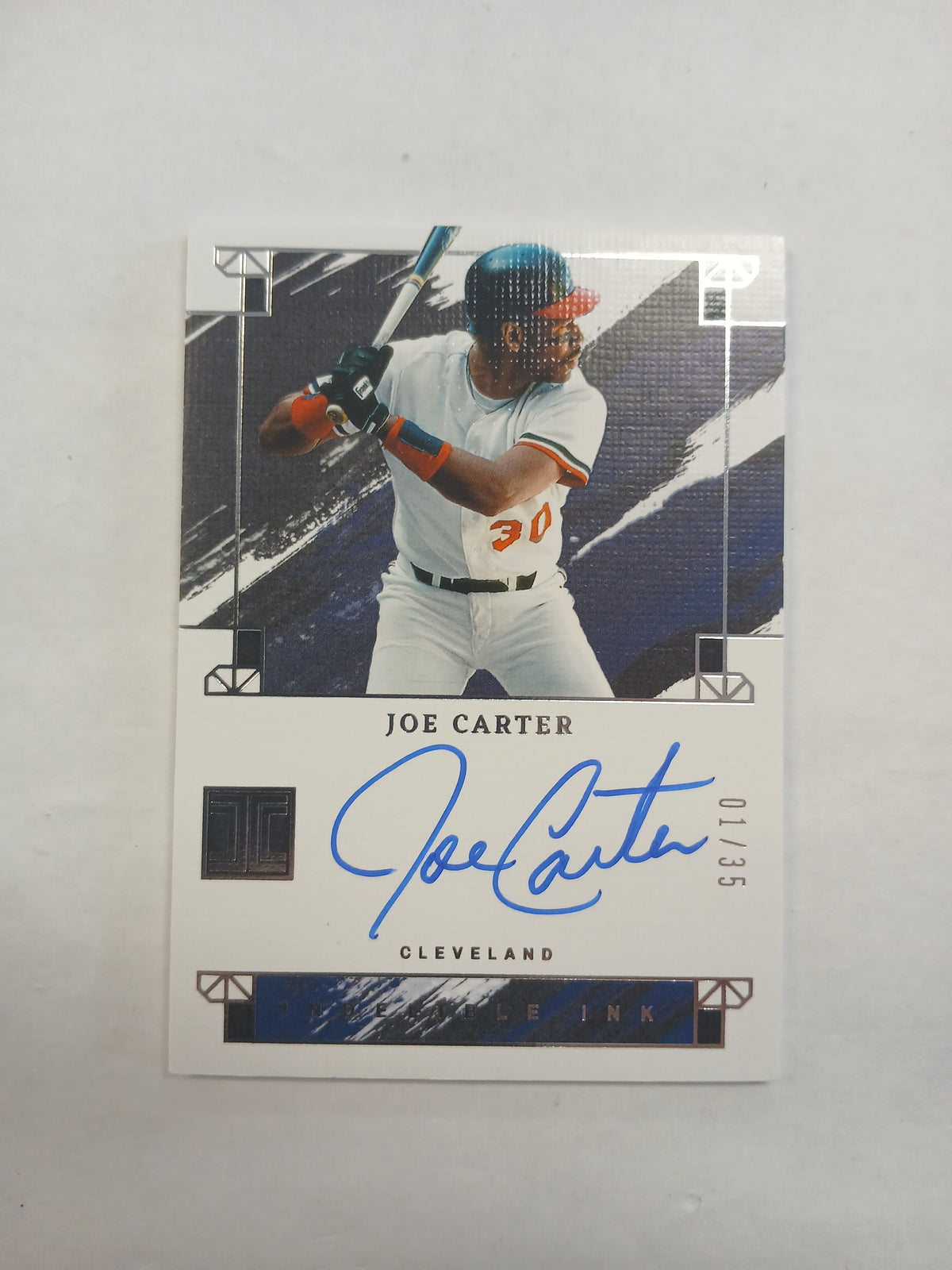 2024 Impeccable Joe Carter Indelible Ink On Card Auto #1/35