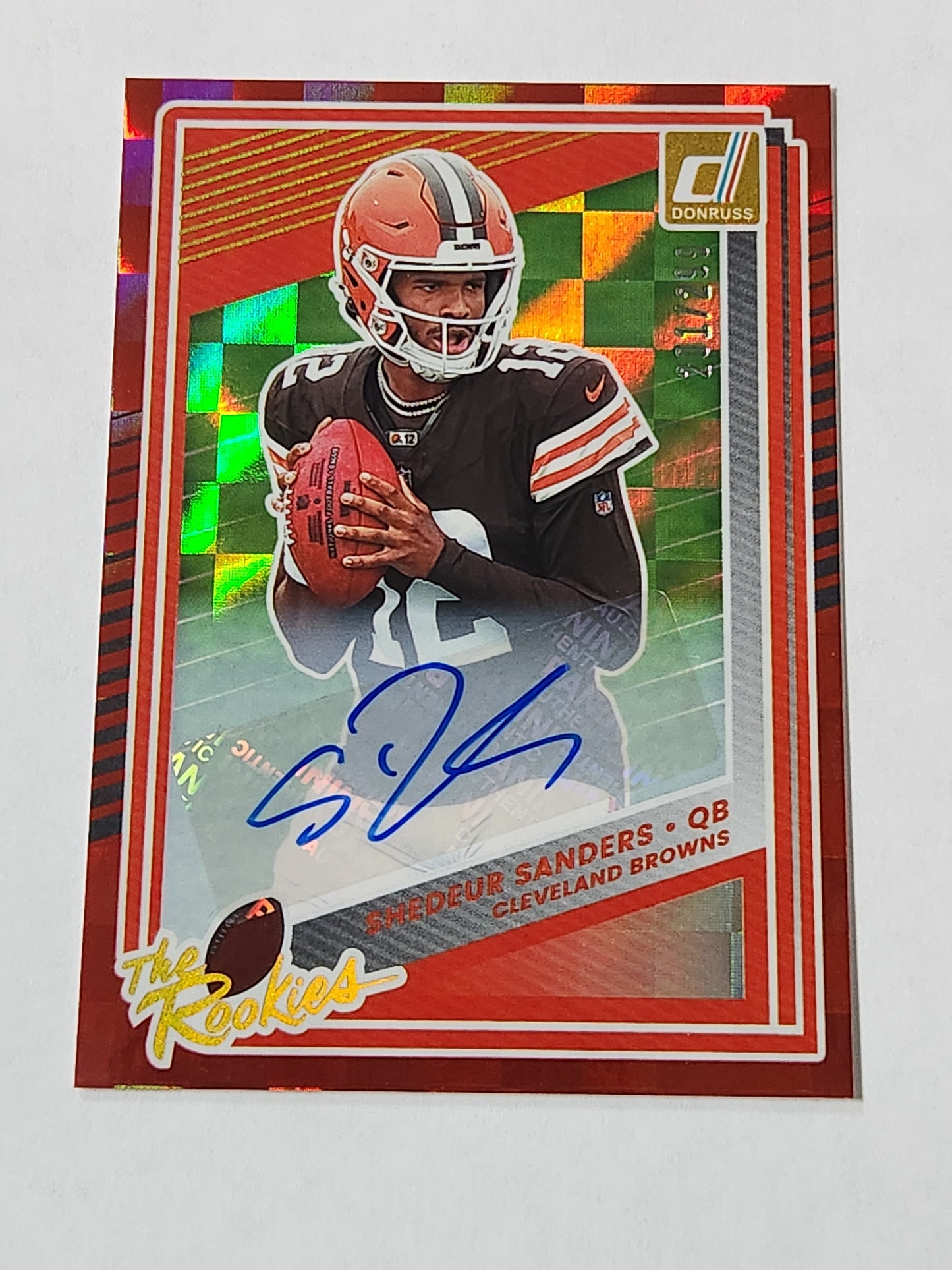 2025 Donruss The Rookies Shedeur Sander Auto /299 #5