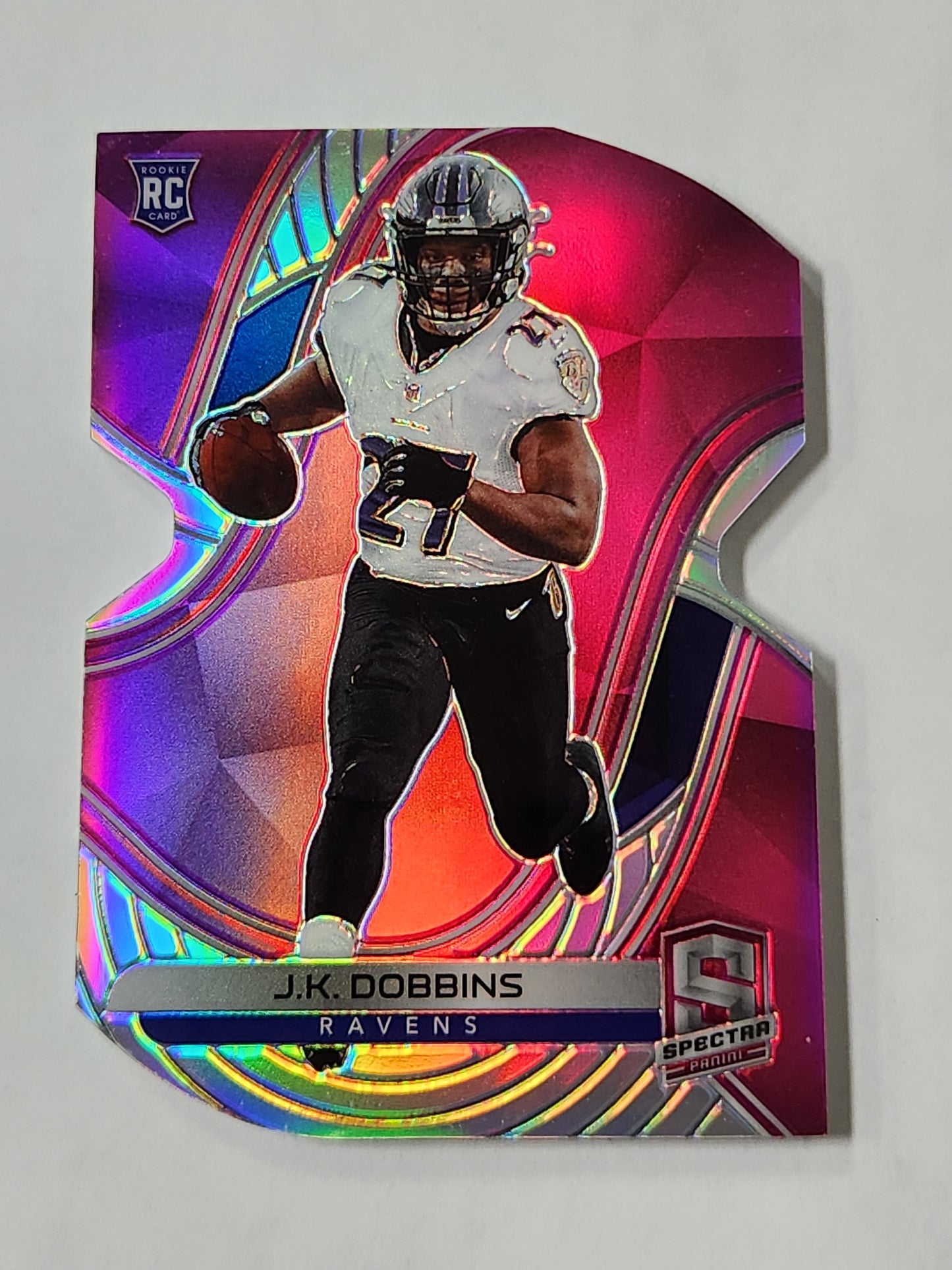 2020 Spectra JK Dobbins Pink Die Cut /20