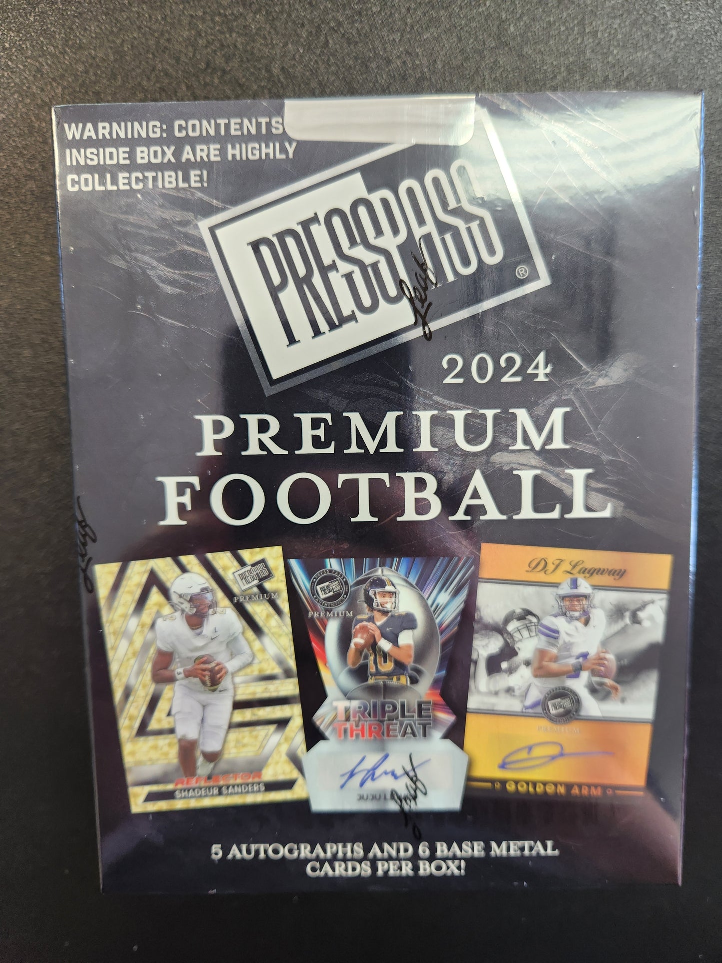 2024 Press Pass Premium Football (1) Hobby Box