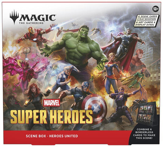 Magic The Gathering Universes Beyond Marvel Super Heroes Scene Box Heroes United