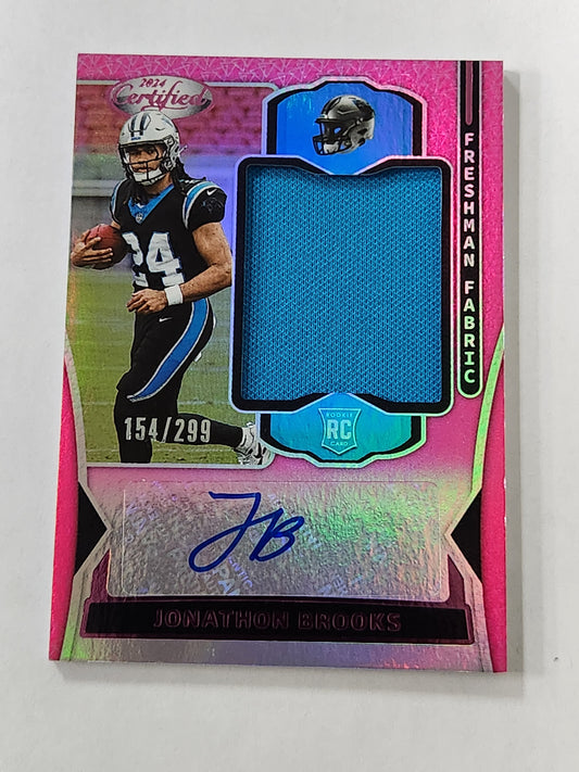 2024 Certified Jonathon Brooks Rookie Patch Auto /299