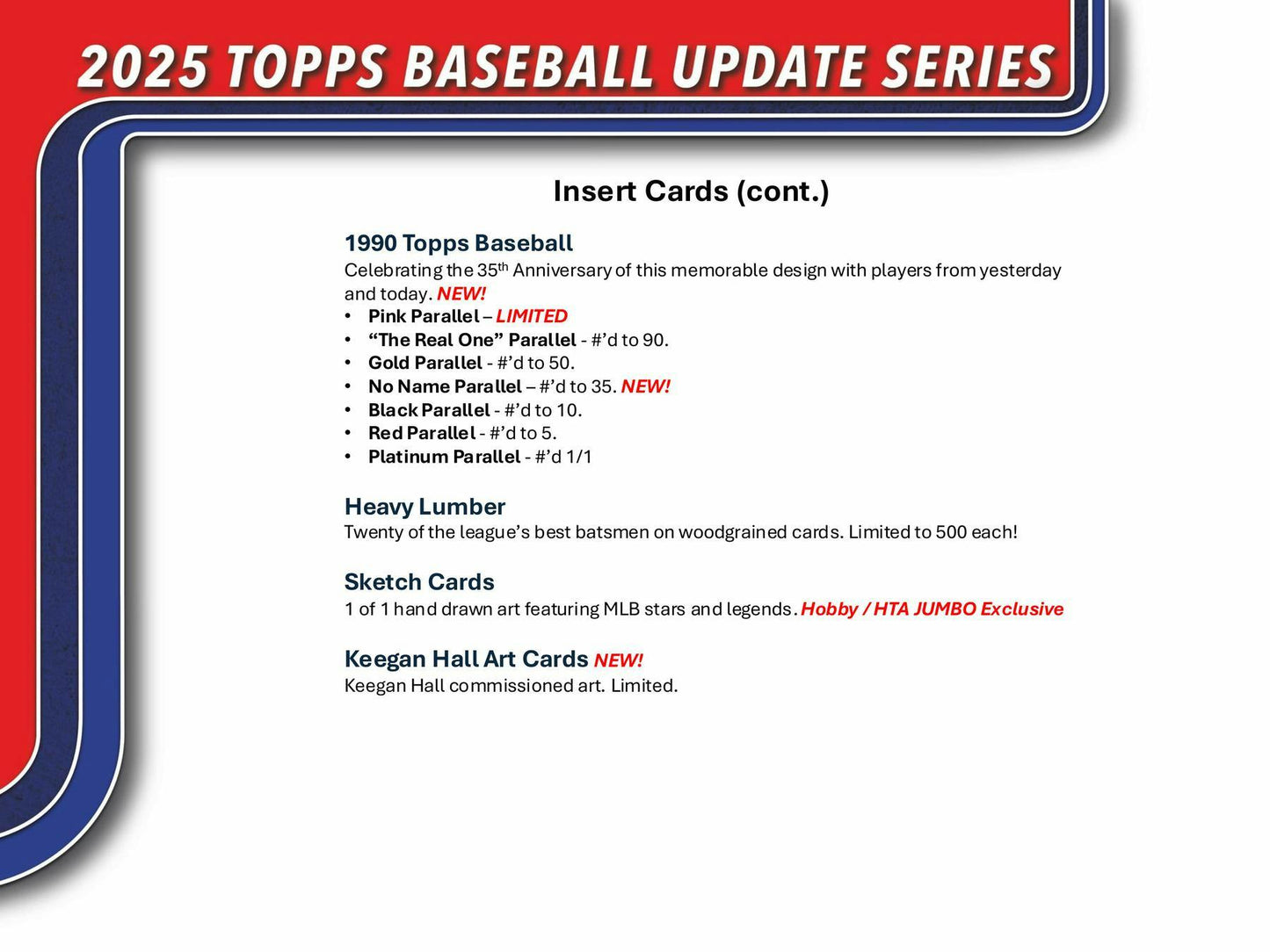 2025 Topps Update Series Hobby Box