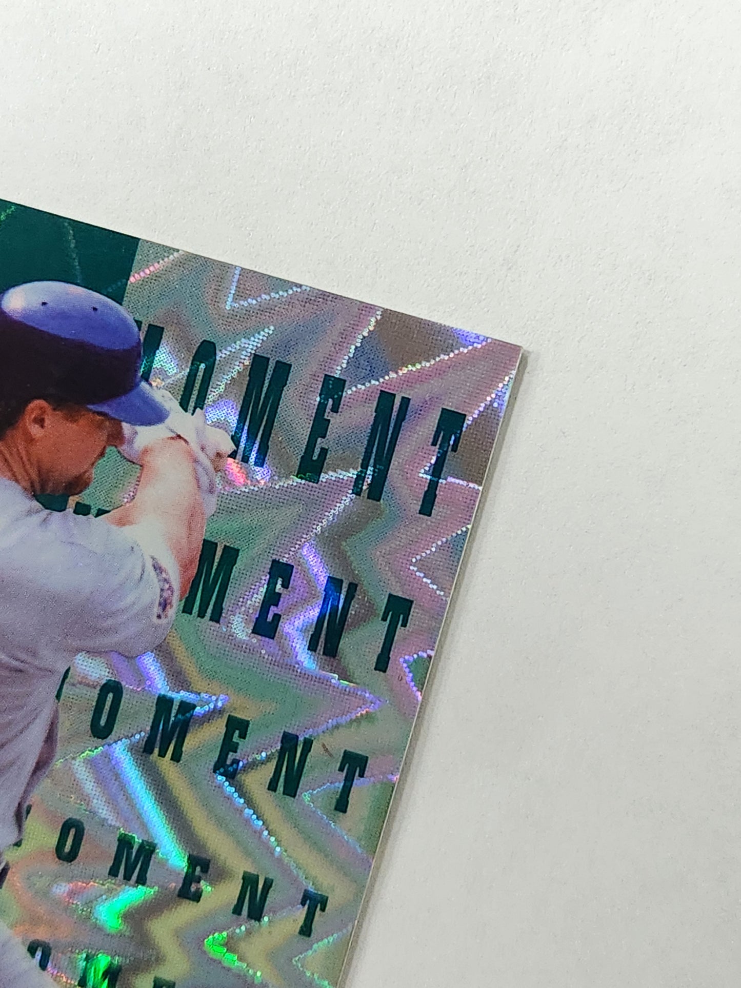 1997 Pinnacle Baseball Mark McGwire Epix Moment Green Emerald E18 SP Rare