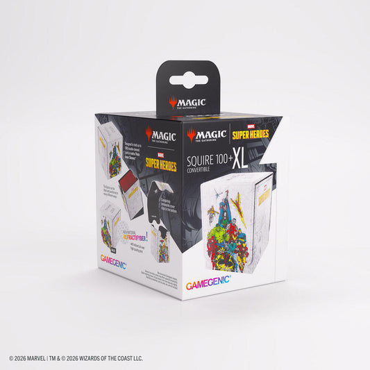 Magic: The Gathering Marvel Superheroes Squire 100+ XL Convertible - Marvel Age - GameGenic Deck Boxes 20263