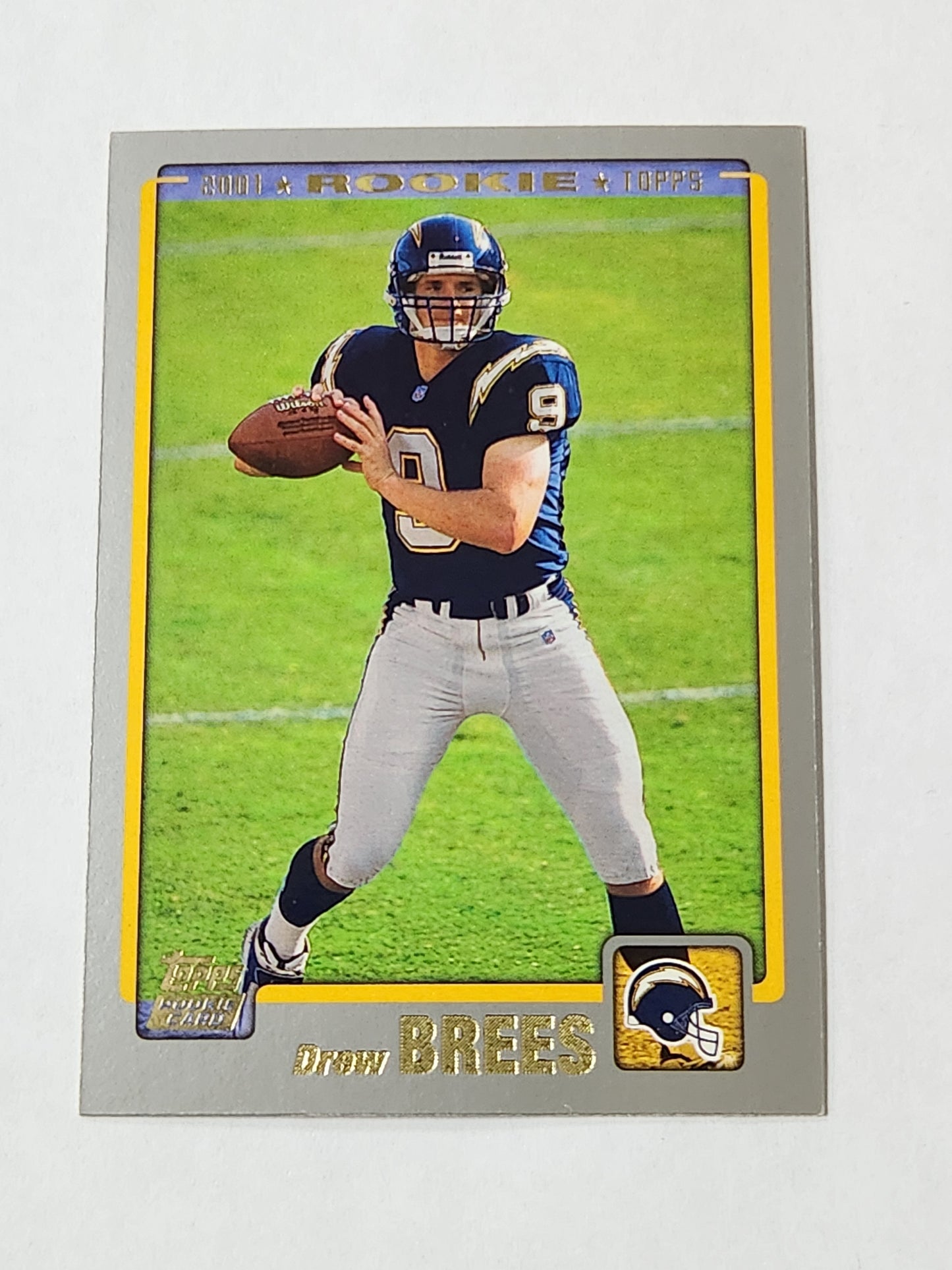 2001 Topps Drew Brees Rookie Card No. 328