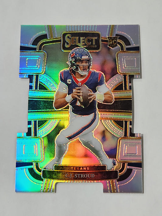 2023 Select CJ Stroud Concourse Silver Die Cut Rookie