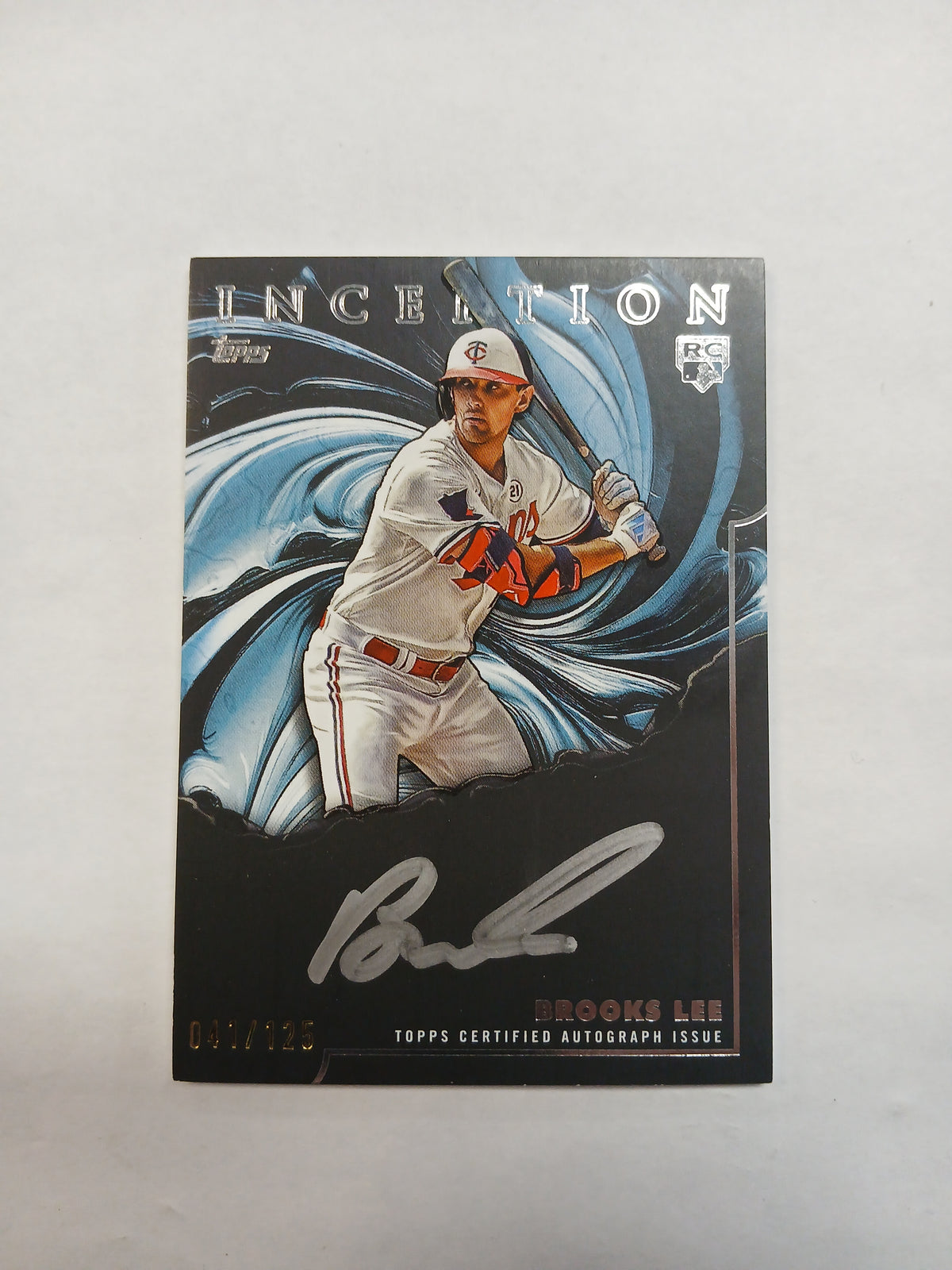 2025 Topps Inception Brooks Lee Inception Signings On Card Auto Rookie #/125